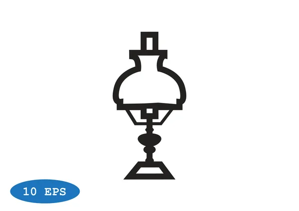 Ícone de lâmpada simples —  Vetores de Stock