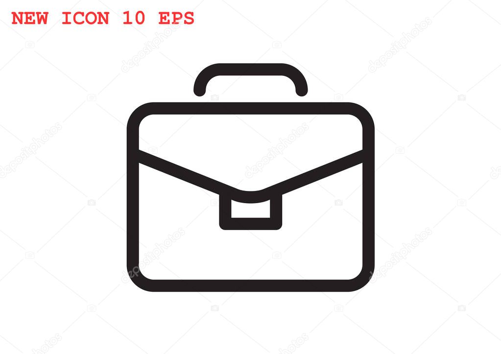 briefcase simple icon