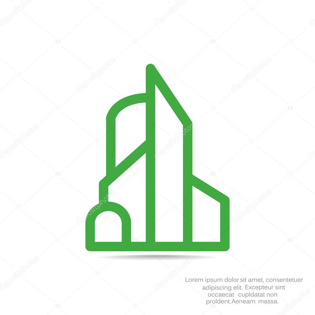 Office building web icon