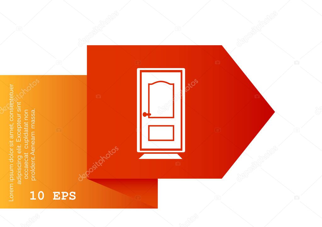 door flat icon 