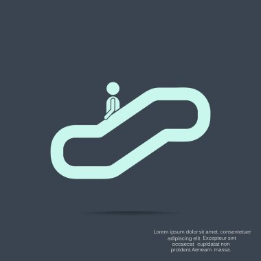 Yürüyen merdiven web simgesi