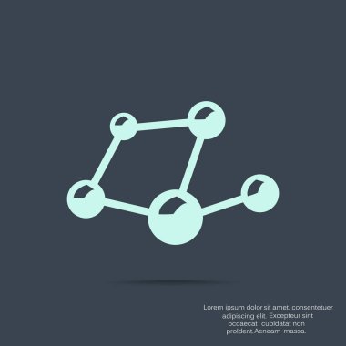 Moleküler bileşik web simgesi