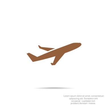 Basit uçak simgesi