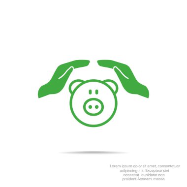 El simgesi ile Piggy banka