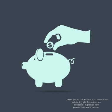 Domuz kumbarası simgesi