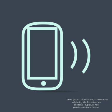 Telefon basit simgesi 