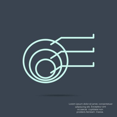 Yuvarlak Infographic web simgesi