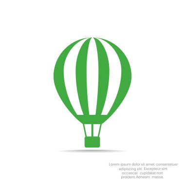 hava balonu basit simgesi