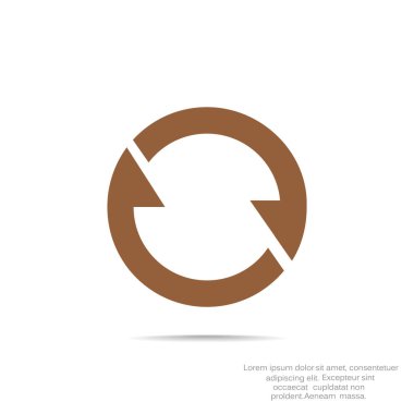 döndürme oklarını bir daire içinde 