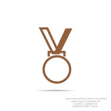 Madalya basit simgesi