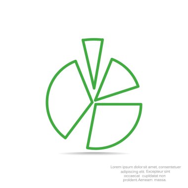 Yuvarlak Infographic web simgesi