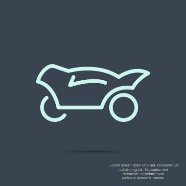 Basit web satırı motosiklet