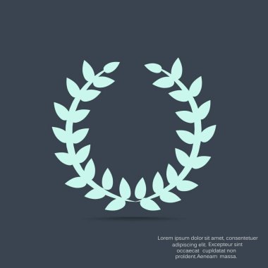 Kazanan çelenk simgesi