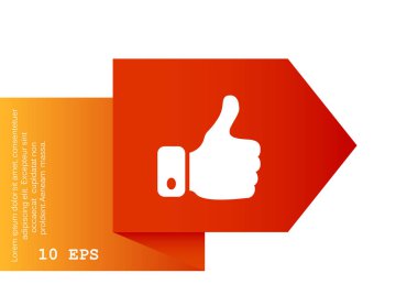 Basit simgeyi parmakla