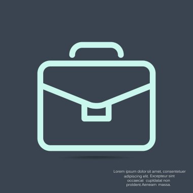 Evrak Çantası'nı basit simgesi