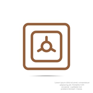 güvenli basit simgesi