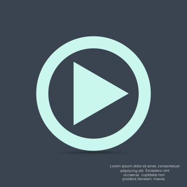 düğme web simgesi oynamak