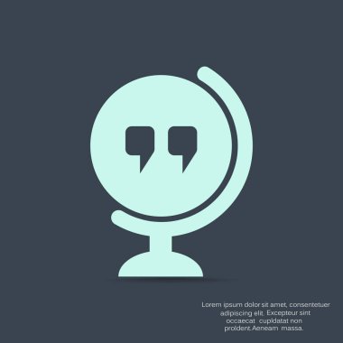 tırnak simgesi olan Küre