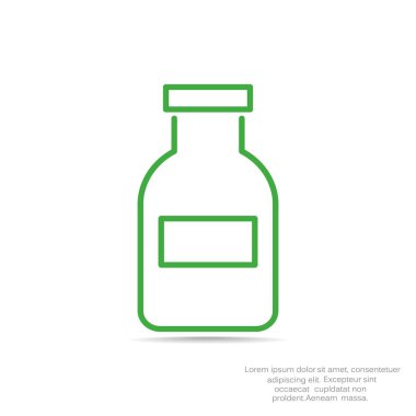 Tıp şişe web simgesi