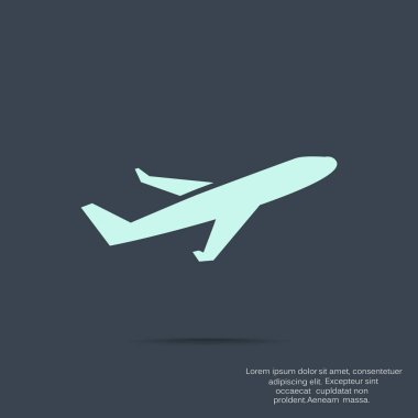 Basit uçak simgesi