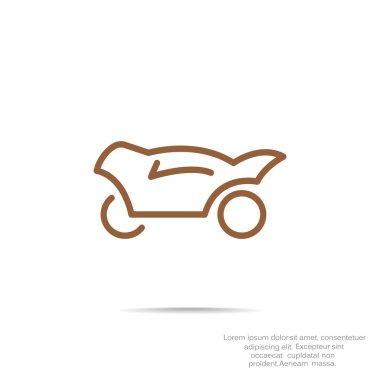 Basit web satırı motosiklet