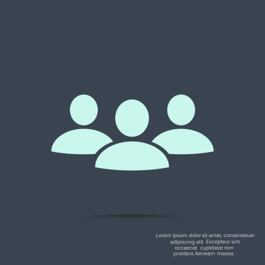 Grup insanların web simgesi