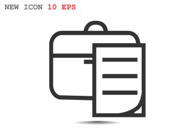 Evrak Çantası'nı basit simgesi