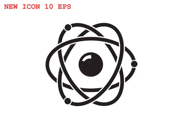 Pictograph av atom-ikonen — Stock vektor