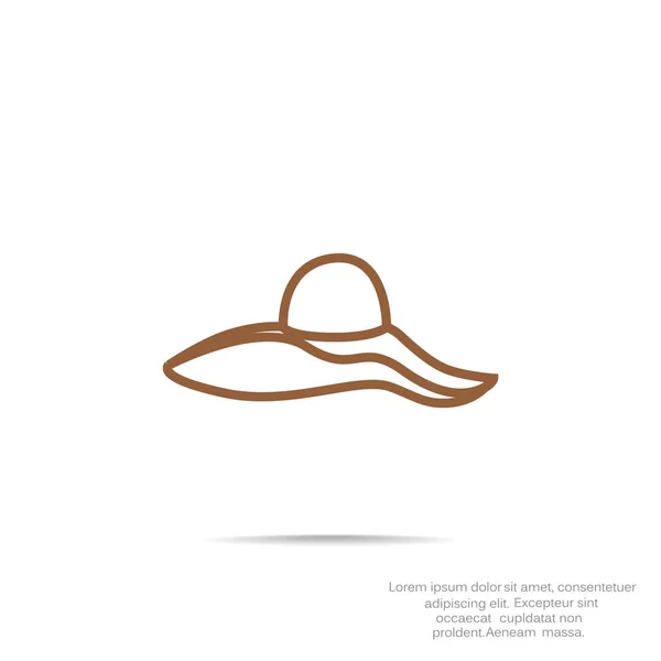 Hat web icon — Stock Vector