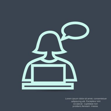 Video konferans simgesi