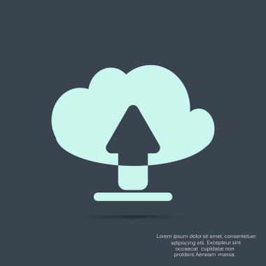 Bulut dosya karşıya yükleme simgesi