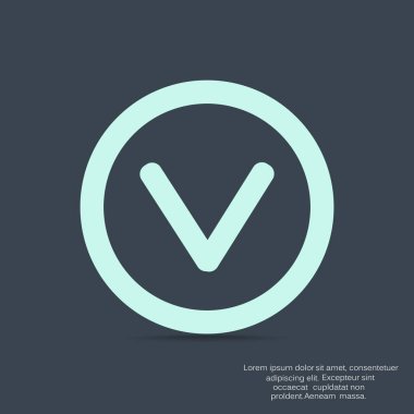 Onay işareti web simgesi