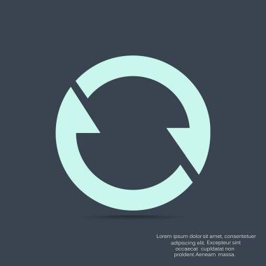 döndürme oklarını bir daire içinde 