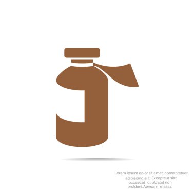 Tıp şişe web simgesi