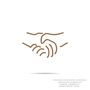 El sıkışma basit simgesi