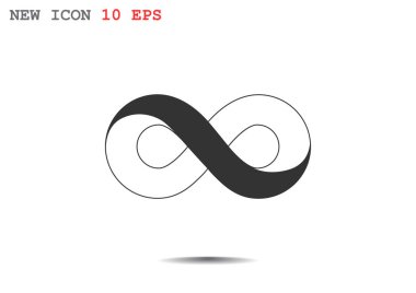 Sonsuzluk sembolü web simgesi 