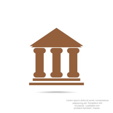 Banka Binası basit simgesi