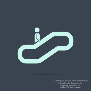 Yürüyen merdiven web simgesi