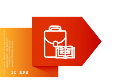 Çantanı açık kitap ile