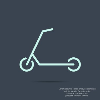 Çocuklar kutsal kişilerin resmi için tekme scooter