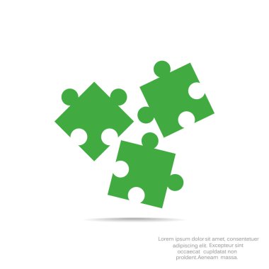 Bulmaca öğeleri basit web simgesi