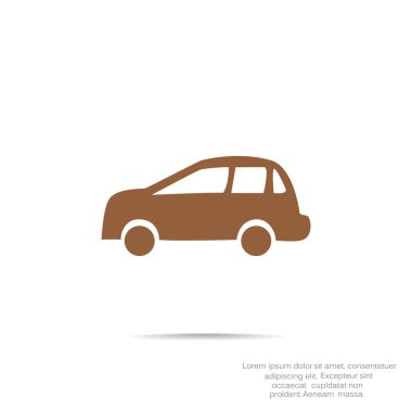Araba basit simgesi