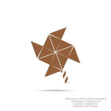 Yel değirmeni pervane oyuncak web simgesi