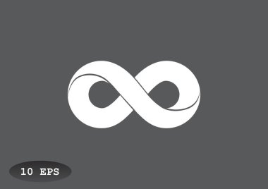 Sonsuzluk sembolü web simgesi 