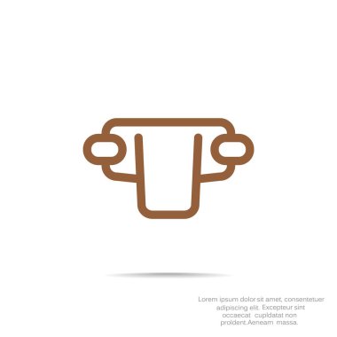 Basit bebek bezi web simgesi