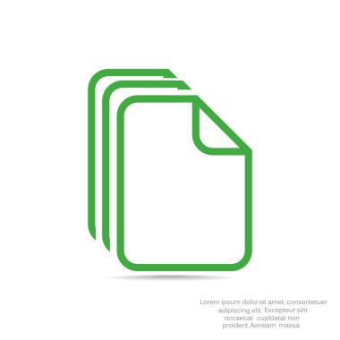 Dosyaları veya belgeleri web simgesi