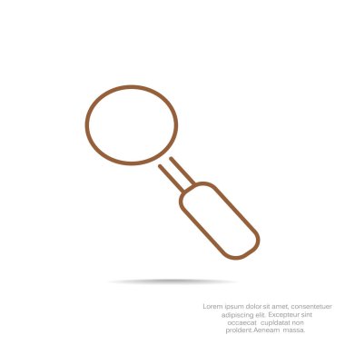 Basit büyüteç simgesini