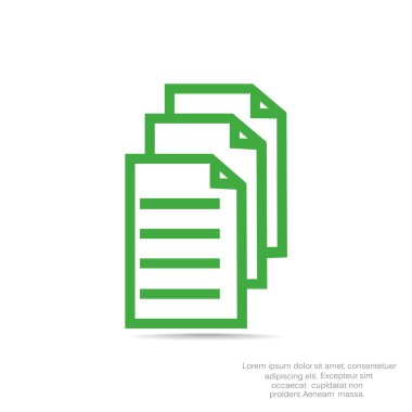 Dosyaları veya belgeleri web simgesi