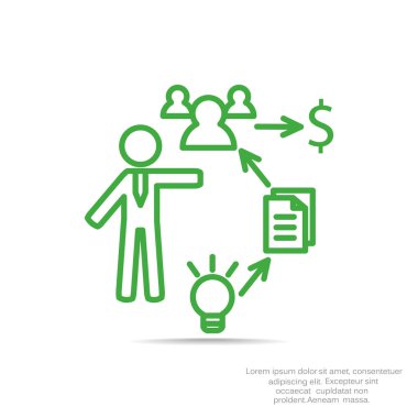 İş basit web simge kümesi