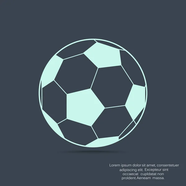 Ball einfaches Symbol — Stockvektor